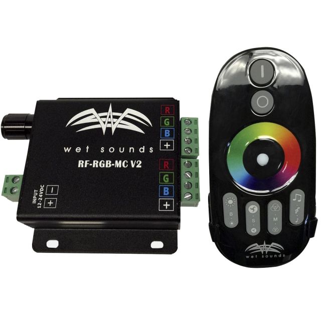 Wet Sounds RF RGB Music Controller w/ Touch Activated Remote