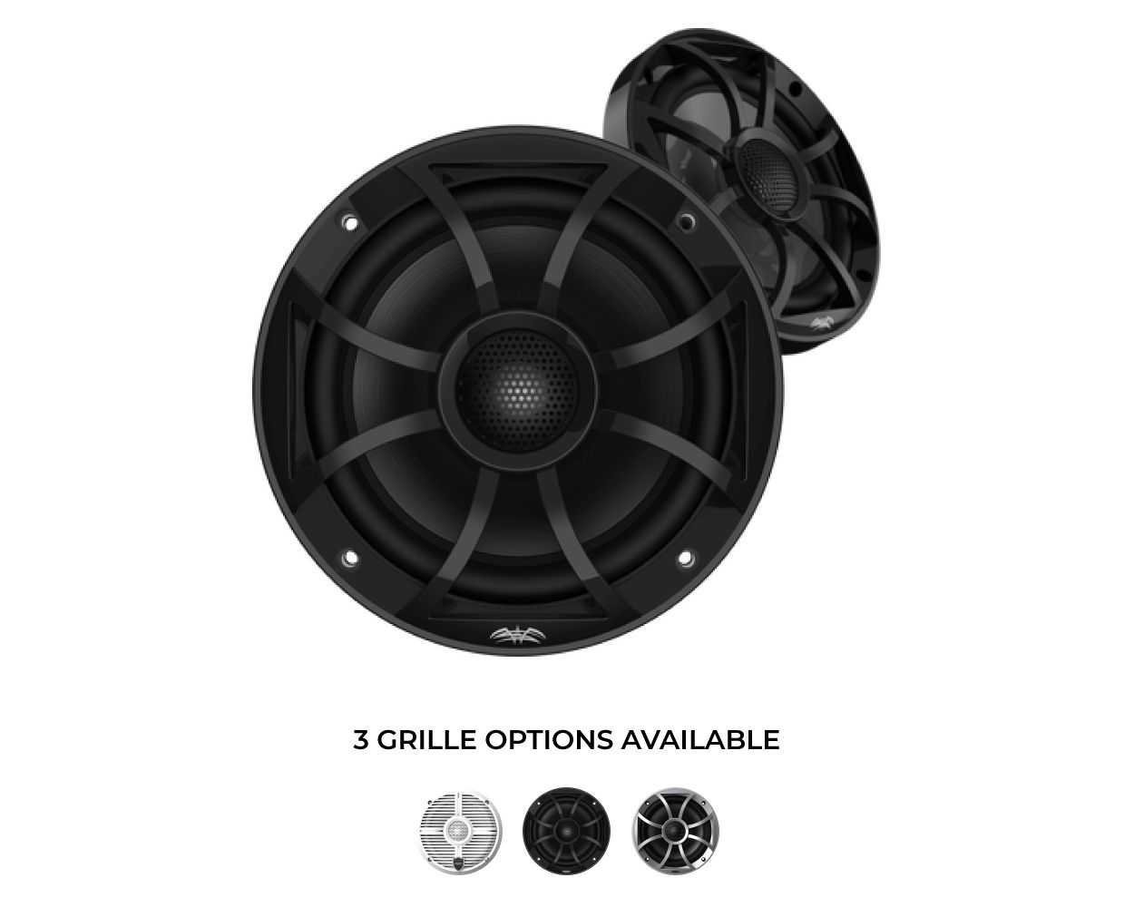 Wet Sounds RECON High Output Component Style 6.5in. Marine Coaxial Speaker (Pair)