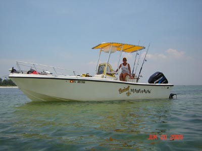 fishmaster t-top on 1984 mako