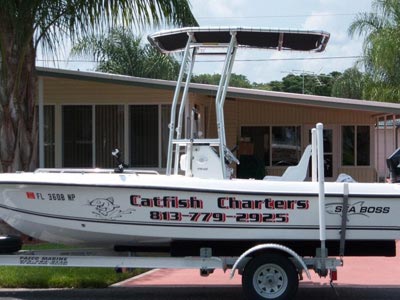 fishmaster t-top on charter boat