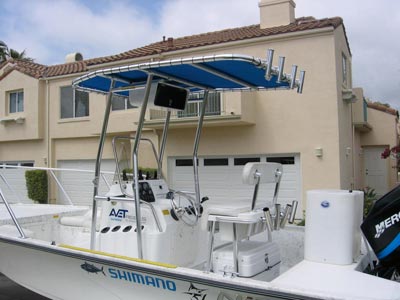 fishmaster t-top on tournament boat