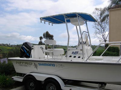 fishmaster t-top on tournament boat