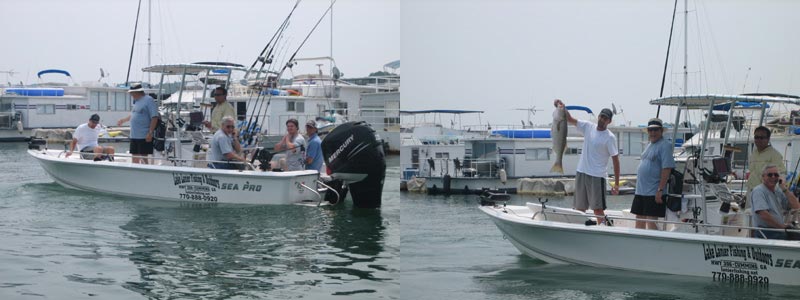 fishmaster t-top on fishing boat