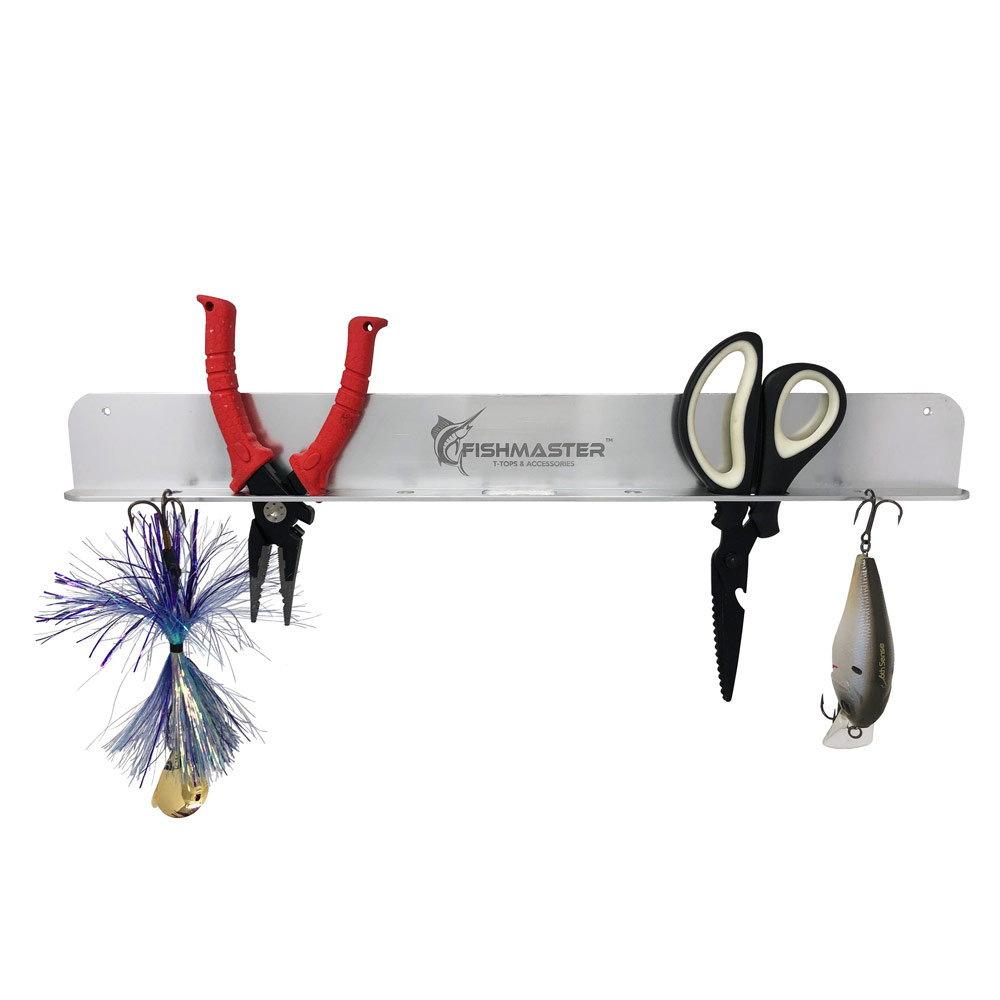 fishmaster rigging bracket with hooks and lures