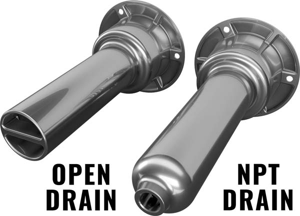 Rod Cup Holder Drains