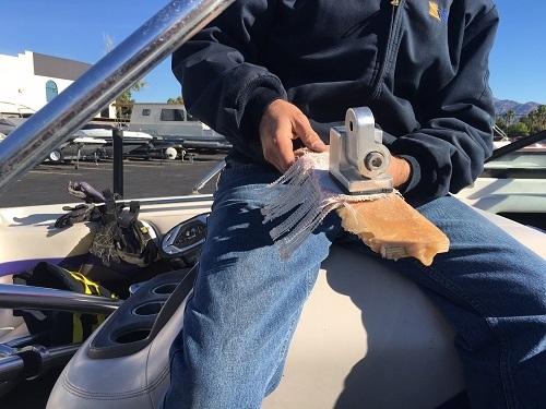 hole in boat hull